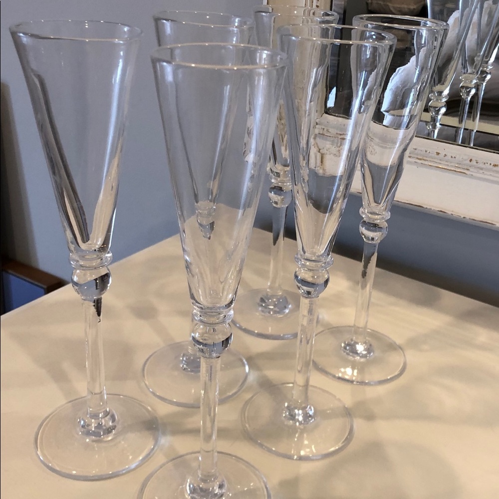 Simon Pearce Hartland Champagne Flutes